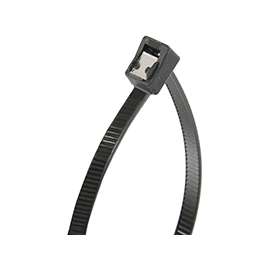 GB 45-308UVBSC Double Lock, Self-Cutting Cable Tie, 6/6 Nylon, Black