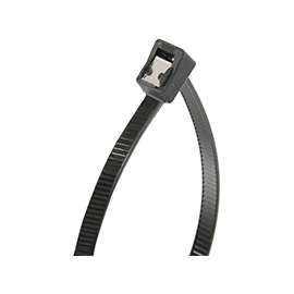 GB 46-308UVBSC Double Lock, Self-Cutting Cable Tie, 6/6 Nylon, Black