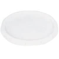 ENCORE Plastics 20000 Gasketed Lid, 9.74 in Dia, HDPE, White