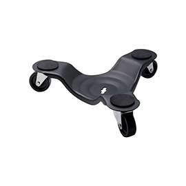 ProSource Furniture Dolly, 300 Lb, 12 In L, Steel, Black