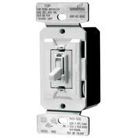 Eaton Wiring Devices TAL06P-C1-K Toggle Dimmer, 120 V, Almond/Ivory/White