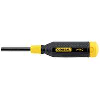 GENERAL 8142C Screwdriver Set, PH0, PH3, PH1, PH2, #3, #5, #4, #6, #5.5 Tip, Steel Alloy Blade