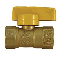 Pro-Flex PFGVO-F12B Gas Valve, 1/2 in FIP