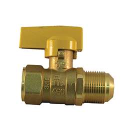Pro-Flex PFGV-FFL121516B Gas Valve, 1/2 x 15/16 in FIP x Flare
