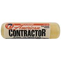 WOOSTER R562-9 Paint Roller Cover, 3/8 in Thick Nap, Fabric Cover