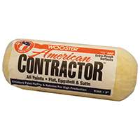 WOOSTER R565-9 Paint Roller Cover, 1-1/4 in Thick Nap, Fabric Cover