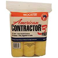 WOOSTER R568-9 Paint Roller Cover, 3/8 in Thick Nap, Fabric Cover