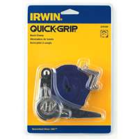 IRWIN 226100 Band Clamp, 350 lb Clamping, 1 in D Throat, Nylon, Blue/Silver