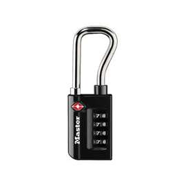 Master Lock 4696D Combination Luggage Lock, 1-5/16 in W Body, 1-7/8 in H Shackle, Metal