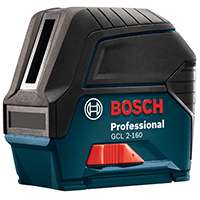Bosch GCL 2-160 Cross-Line Laser with Plumb Points