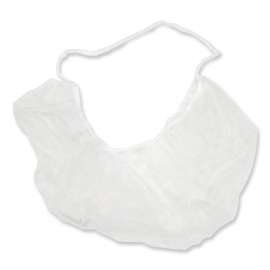 BRD Series Polypropylene Beard Nets, One Size Fits Most, White, 100/Pack, 10 Packs/Carton