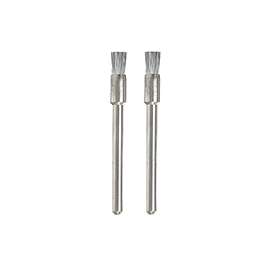 DREMEL 443-02 Brush, 1/8 in Arbor/Shank, 1/8 in Dia, For Dremel Rotary Tools