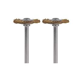 DREMEL 535-02 Brush, 1/8 in Arbor/Shank, 3/4 in Dia, For Dremel Rotary Tools