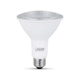 Feit Electric PAR30L75/10KLED/3 LED Lamp, 120 V, 10.5 W, Medium E26, PAR30 Lamp, Warm White Light