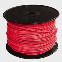 Southwire 12RED-SOLX500 Single-Ended Building Wire, 12 AWG, 500 ft L, Red Nylon Sheath