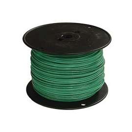 Southwire 12GRN-SOLX500 Solid Building Wire, 12 AWG, 500 ft L, Green Nylon Sheath