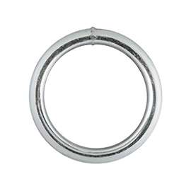 National Hardware 3155BC Series N223-149 Welded Ring, 300 lb Weight Capacity, Steel, Zinc