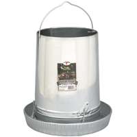 Little Giant 914043 Poultry Feeder, 30 lb Capacity, Galvanized Steel