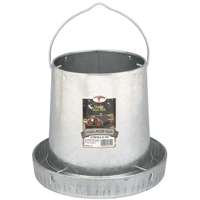 Little Giant 9112 Poultry Feeder, 12 lb Capacity, Galvanized Steel