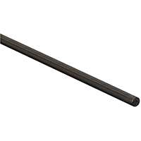 Stanley Hardware 4055BC Series N316-083 Round, Weldable Smooth Rod, 36 in L, 3/8 in Dia, Steel, Plain