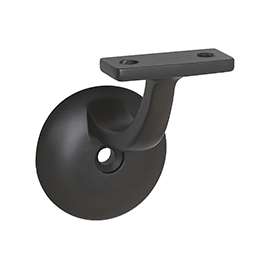National Hardware N332-833 One-Piece Handrail Bracket, 250 lb Weight Capacity, Zinc, Oil-Rubbed Bronze