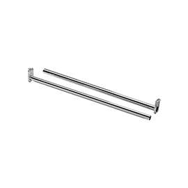 National Hardware DPV209 Series N338319 Closet Rod, 30 to 48 in L, Steel, Bright