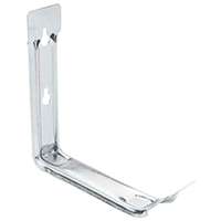 National Hardware V2228 Series N215-001 Storage Hook, 10 lb Weight Capacity, Screw Mounting, Galvanized Steel