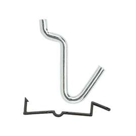 National Hardware N180-022 Peg Hook, 1/4 in, Steel, Zinc