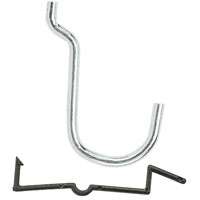 National Hardware N180-024 Peg Hook, 1 in, Steel, Zinc