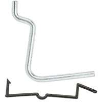 National Hardware N180-007 Peg Hook, 1-3/4 in, Steel, Zinc