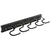 National Hardware N112-090 Adjustable Storage Organizer, 12 lb Weight Capacity, 64 in W, Plastic