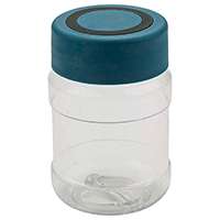 National Hardware N112-098 Magnetic Jar, Plastic, Clear Blue