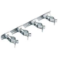 National Hardware N112-074 Tool Storage Clip, 4-Compartment, Steel