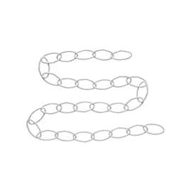 National Hardware V2662 Series N275-016 Extension Chain, 36 in L, Steel