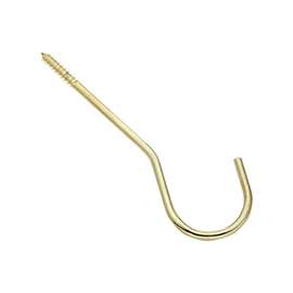National Hardware V2666 Series N275-214 Ceiling Hook, 25 lb Weight Capacity, 6 in L, Steel