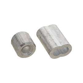 National Hardware SPB3231 Series N830-355 Ferrule and Stop, 1/4 in Dia Cable, Aluminum