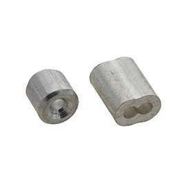 National Hardware SPB3231 Series N830-351 Ferrule and Stop, 3/32 in Dia Cable, Aluminum