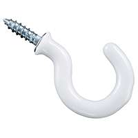 National Hardware N119-728 Cup Hook, Steel, Vinyl-Coated