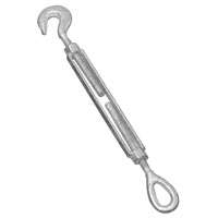National Hardware 3272BC Series N177-493 Turnbuckle, 700 lb Weight Capacity, Hook Fitting A, Eye Fitting B