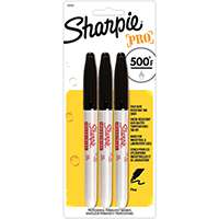 Sharpie 13763PP Industrial Permanent Marker, Fine Black Lead/Tip