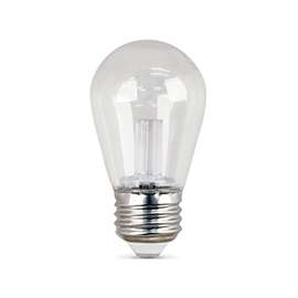 Feit Electric BPS14/SU/LED LED Lamp, 120 V, 1.5 W, Medium E26, S14 Lamp, Warm White Light