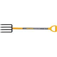 TRUE TEMPER 2812200 Spading Fork, 4-Tine, Steel Tine, Hardwood Handle