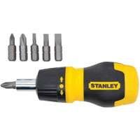 STANLEY 66-358 Ratcheting Screwdriver, 5-in-1 Drive