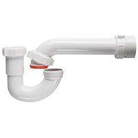 Plumb Pak 400PVCK P-Trap, 1-1/2 in, White