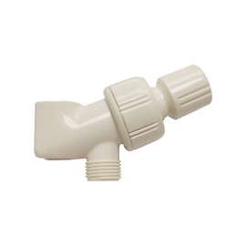 Plumb Pak PP828-64 Replacement Shower Bracket, White, For 1/2 in IPS Shower Connections