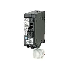Siemens Q120DF Dual Function, AFCI/GFCI Combination, Load Center Style Circuit Breaker, 20 A, 120 V, 10 kA, 1 Pole