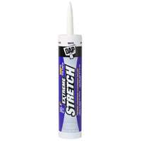 DAP 18715 Elastomeric Sealant, White, 10.1 oz Cartridge
