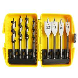 8-piece Wood Bore Drill Bit Set