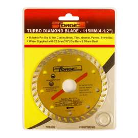 Turbo diamond blade 4-1/2"(115mm) ;suitable for dry &wet cutting brick,tiles granite,pavers,stone etc