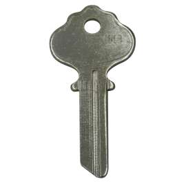 IN3 Brass Blank Key, 100/Box